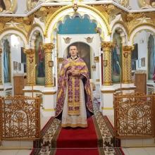 На фотографии иерей Александр Козел.